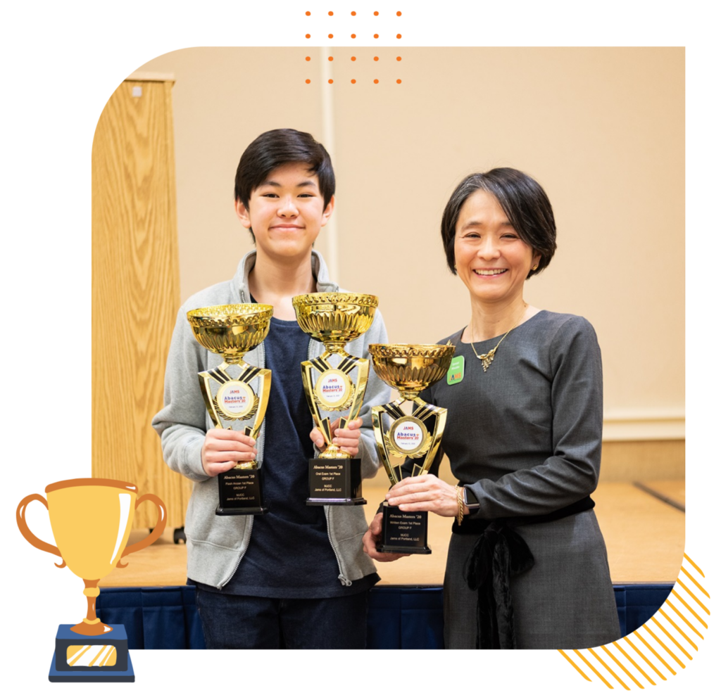 Sensei Miwako teaching abacus